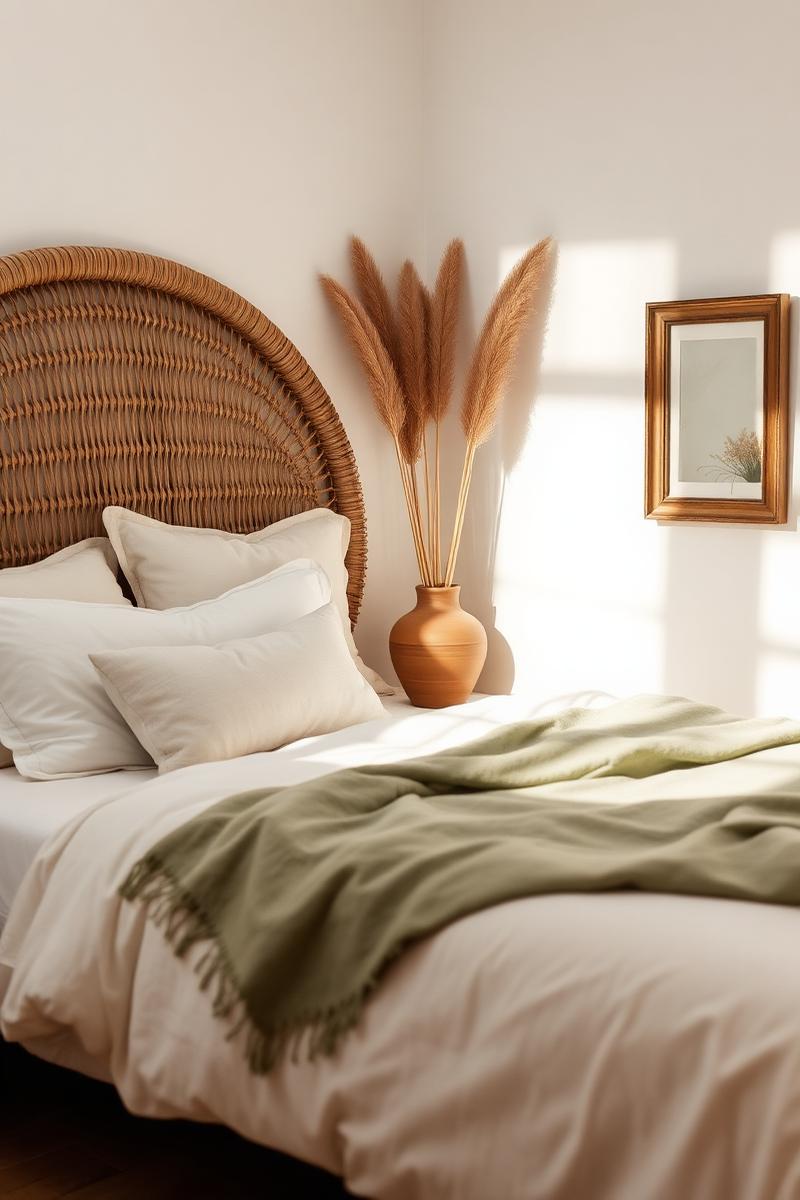 Rattan Arched Headboard